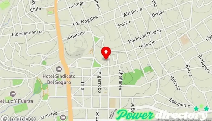 mapa de Paddle giardino Gimnasio en Villa Giardino