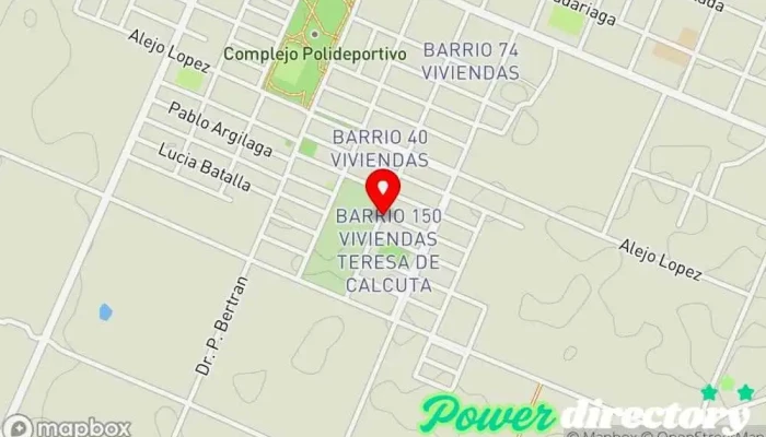 mapa de PAGO FACIL Servicio de transferencias de dinero en Santo Tomé