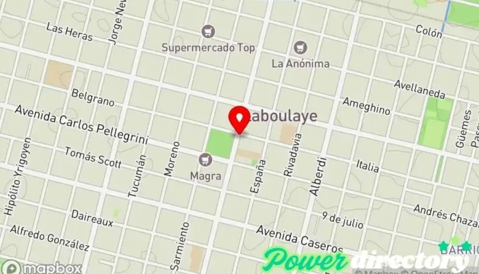 mapa de Pago Facil Western Unión Laboulaye Oficinas de empresa en Laboulaye