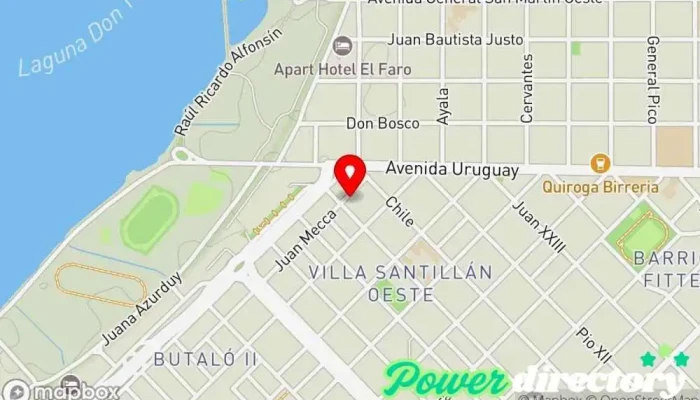 mapa de Pago por Día Oficinas de empresa en Santa Rosa
