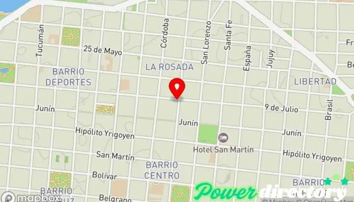 mapa de Palmares Cooperativa de ahorro y crédito en Corrientes