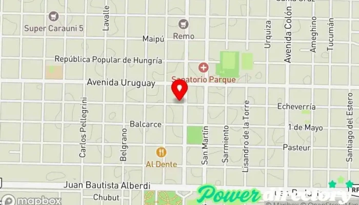 mapa de Palmares Agencia de préstamos en Villa Angela