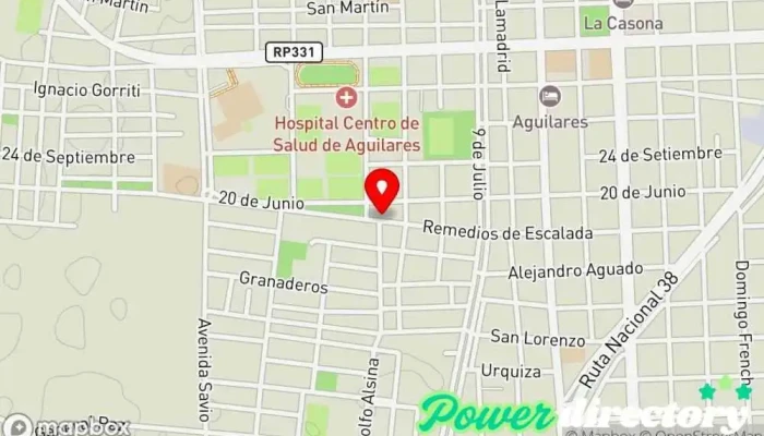 mapa de PANADERIA ARTESANAL La Victoria Panadería en Aguilares