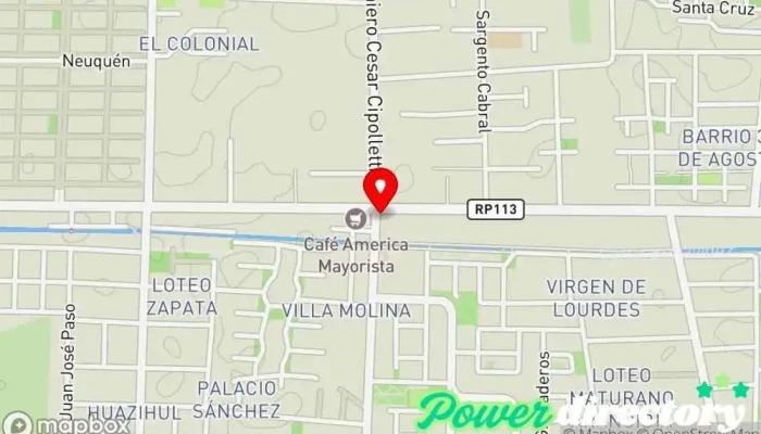 mapa de Panaderia B y V ️ Panadería en Rivadavia