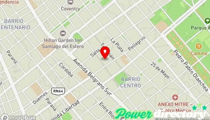 mapa de Panaderia Carrasco Panadería en Santiago del Estero