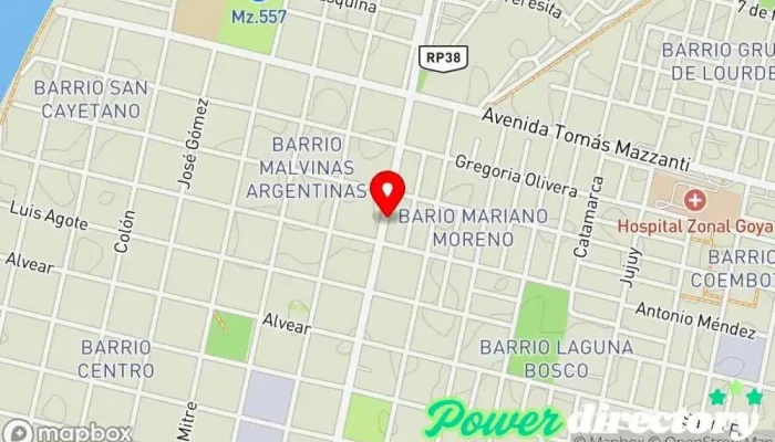 mapa de PANADERIA Chiqui Panadería en Goya