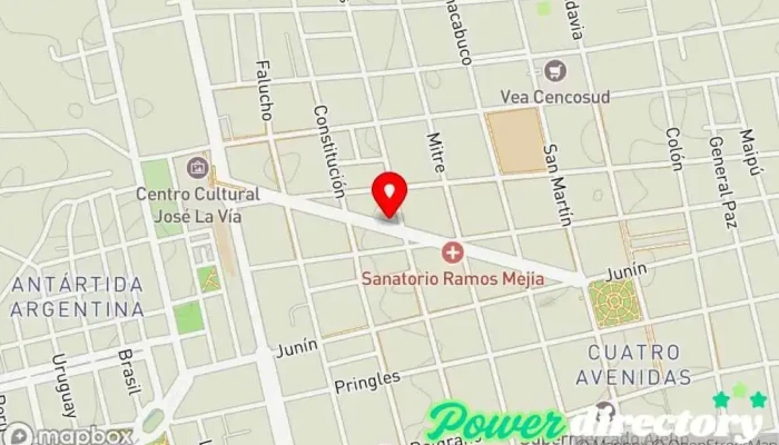 mapa de Panadería Crokantes 