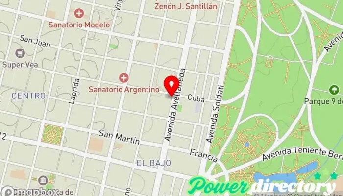 mapa de Panadería del Norte Panadería en San Miguel de Tucumán