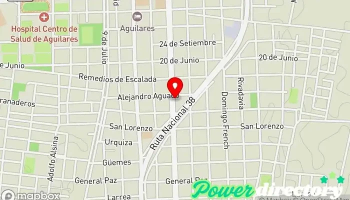 mapa de PANADERÍA Dona Ester Panadería en Aguilares