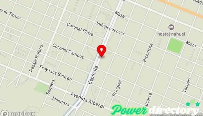 mapa de Panaderia El Fortin Panadería en San Rafael