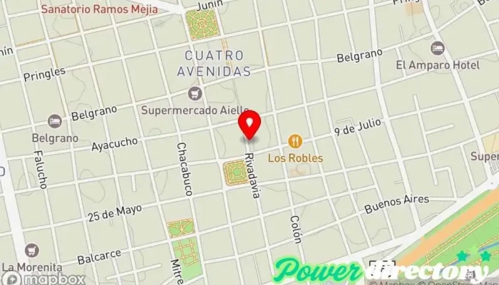 mapa de Panaderia El Sol Panadería en San Luis