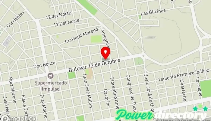 mapa de Panaderia El Volcán Panadería en Concepción del Uruguay