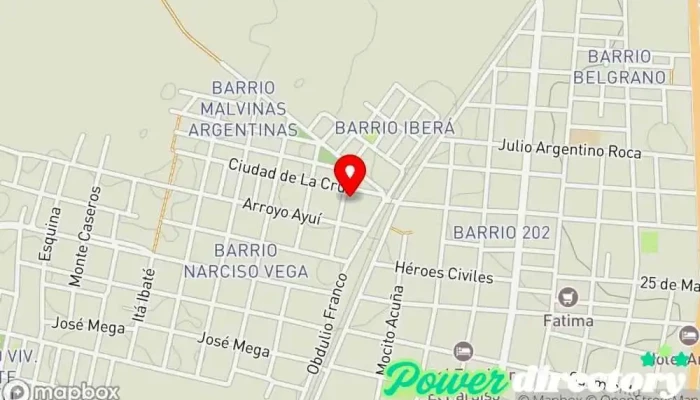 mapa de Panadería Emanuel Panadería en Gdor. Virasoro
