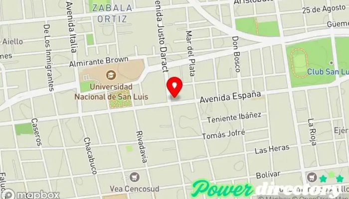 mapa de Panadería Fleca's Panadería en San Luis