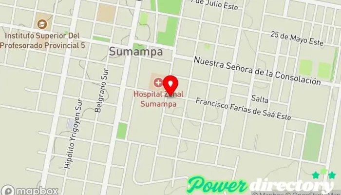mapa de Panaderia La Agustina Panadería en Sumampa