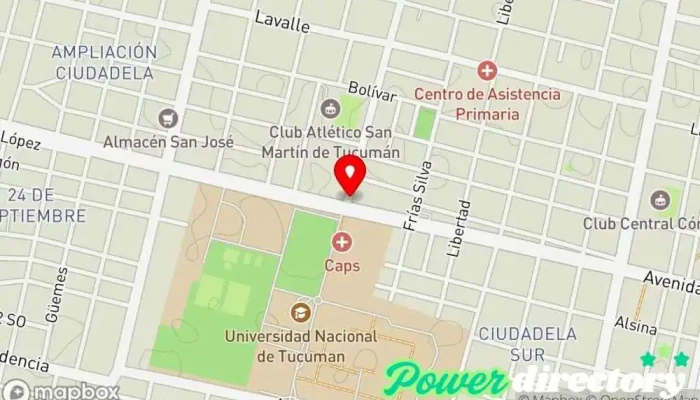 mapa de Panadería La Florida Panadería en San Miguel de Tucumán