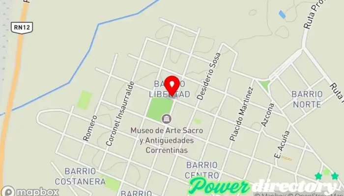 mapa de Panaderia La Nueva Jireh Panadería en San Roque