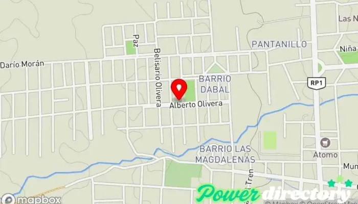 mapa de Panadería Lubian Comercio en Merlo