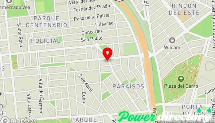 mapa de Panadería Maga Panadería en San Luis