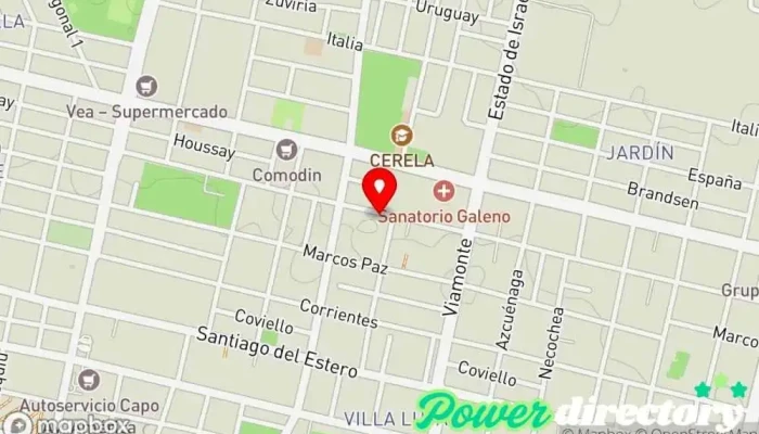 mapa de Panadería MatGer Panadería en San Miguel de Tucumán