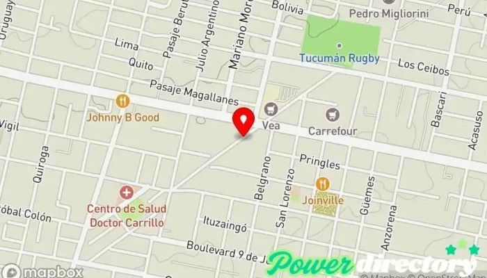 mapa de Panadería Mí Tierra Panadería, Tienda de fiambres, Servicio de transporte de mercancías en Yerba Buena