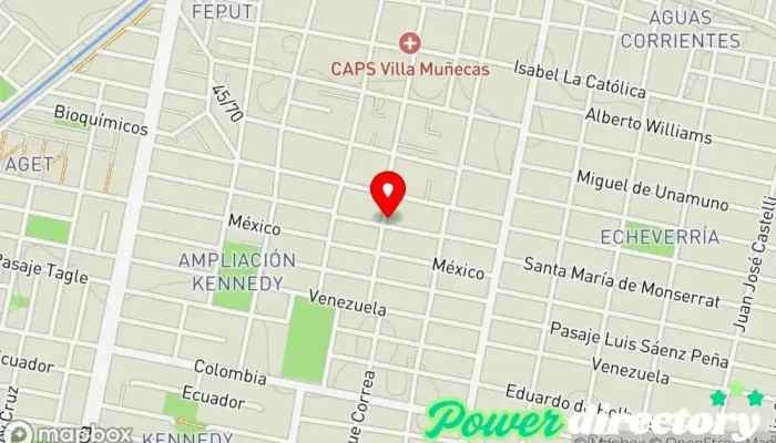 mapa de Panadería Montserrat Panadería, Frutería, Almacén en San Miguel de Tucumán