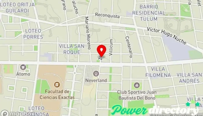 mapa de Panadería Pilar Panadería en Rivadavia