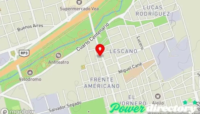 mapa de Panadería Rico Sándwich Panadería en San Luis