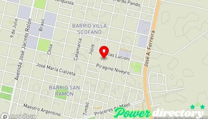 mapa de Panaderia San Ramon Panadería en Goya