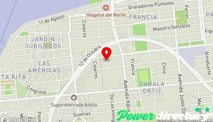 mapa de Panaderia SUSPIROS de la Sierra Panadería en San Luis