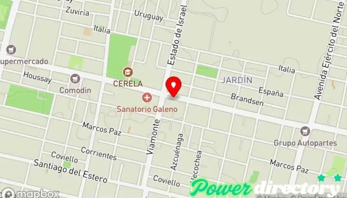 mapa de Panaderia Val'apas Panadería en San Miguel de Tucumán