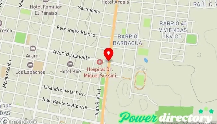 mapa de Panaderia valentin Panadería en Gdor. Virasoro