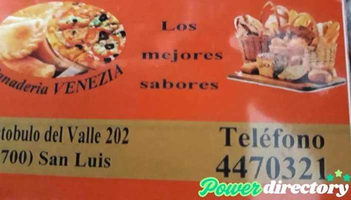 Panaderia Venezia -  Carta - San Luis