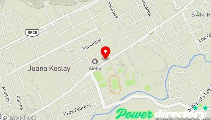 mapa de Panaderia Y Confiteria Glace Panadería en San Luis