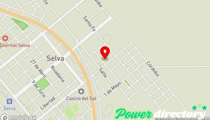 mapa de Panadería y Despensa Génesis Tienda de alimentación en Santiago del Estero