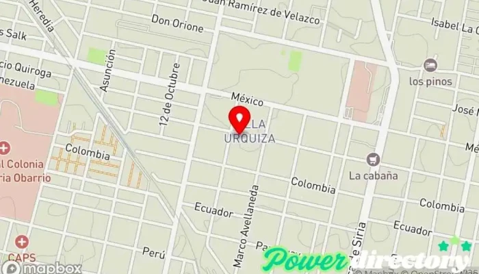 mapa de Panificadora Del Valle Panadería en San Miguel de Tucumán
