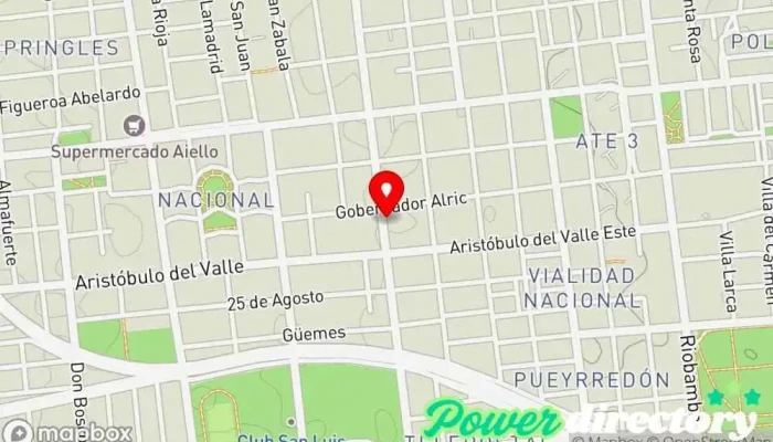 mapa de Panificadora Pueblo Nuevo Panadería en San Luis