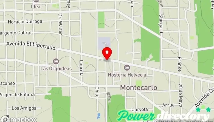 mapa de Panificados Doña Carmen Panadería en Montecarlo
