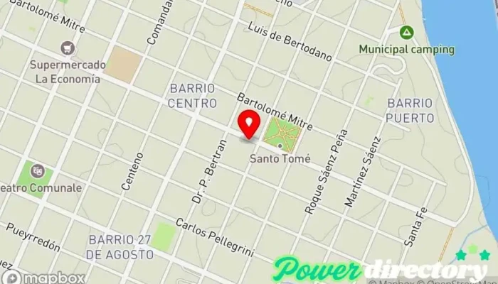 mapa de Panzato's Cafetería en Santo Tomé