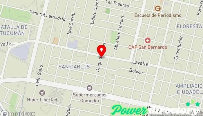 mapa de Paper Bag Fábrica de bolsas de papel, Panadería, Diseñador gráfico, Heladería, Cine, Tienda de materiales de embalaje, Farmacia, Supermercado en San Miguel de Tucumán