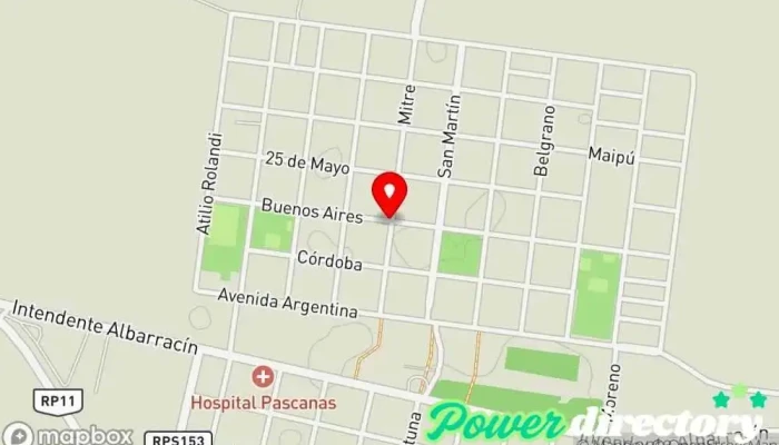 mapa de Pascanas  en Pascanas