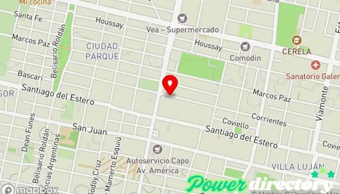 mapa de Pasteleria Sheila Panaderia Panadería en San Miguel de Tucumán