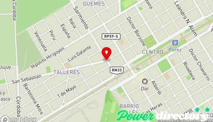 mapa de Pérez  en Pérez