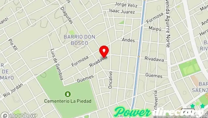 mapa de Physio Fisioterapeuta en Santiago del Estero