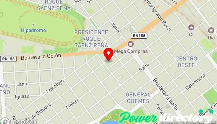 mapa de PhysioSport Fisioterapeuta en Villa María