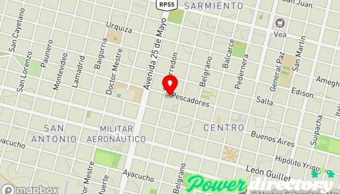 mapa de Pimienta Y Sal Pastas Artesanales Tienda de pasta en Villa Mercedes