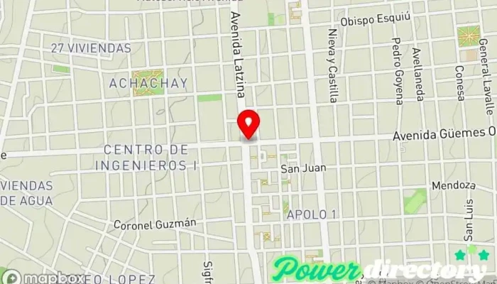 mapa de Pinturerías Del Centro Catamarca Capital Pintura, Comercio en San Fernando del Valle de Catamarca