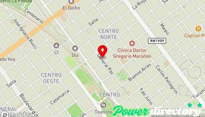 mapa de Plan Platino Servicio de asesoramiento crediticio, Agencia de préstamos en Villa María