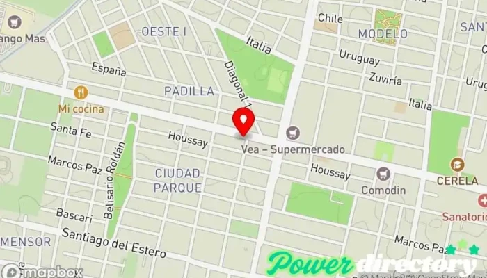 mapa de Polo Norte Cafetería, Heladería en San Miguel de Tucumán