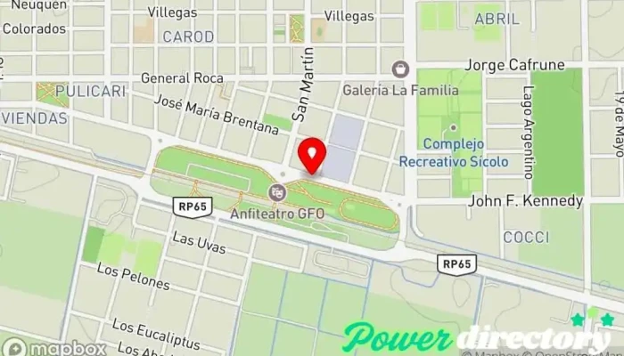 mapa de Pranzo Empanadas - Fernandez Oro Tienda de alimentación en Gral. Fernandez Oro